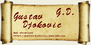 Gustav Đoković vizit kartica